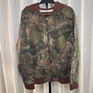 Camouflage Zip-Up Hoodie